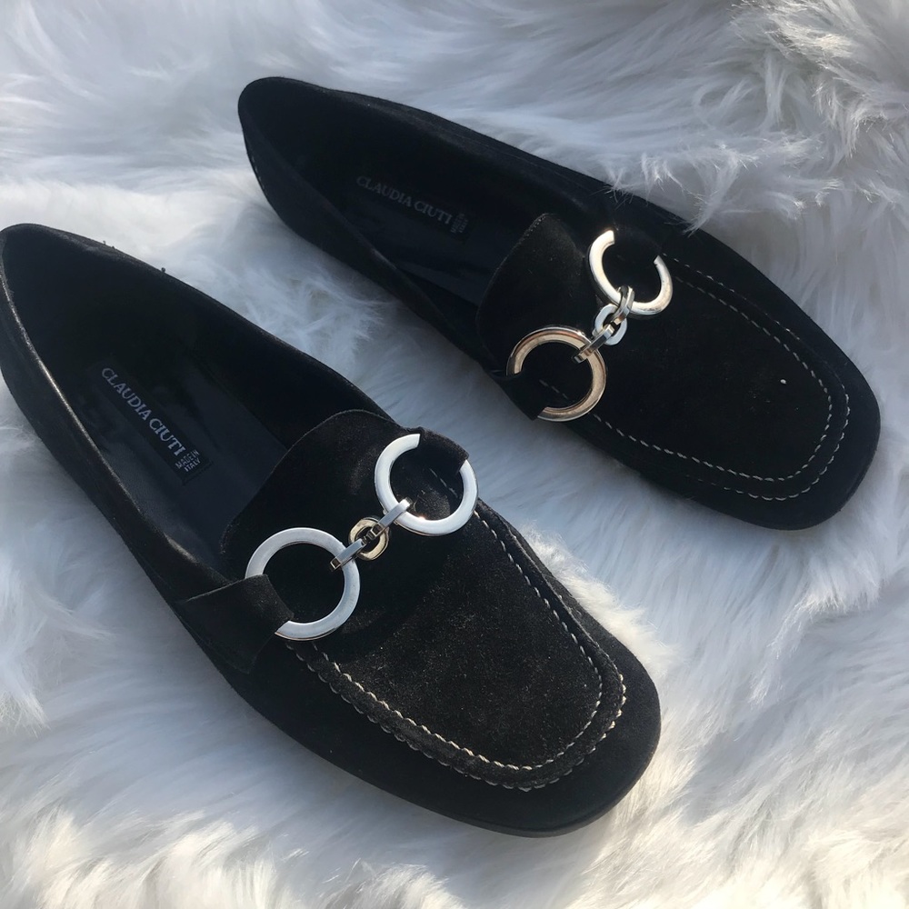 Claudia Ciuti  Leather Loafers 👞 Made In Italy